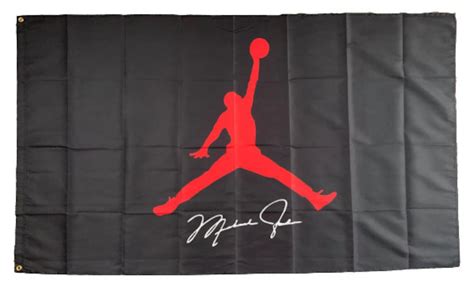 Michael Jordan Jumpman 3x5Ft Flag Banner NBA Basketball | Etsy