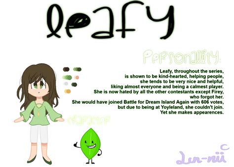 || IDFB || Leafy by LoverlyRainbow on DeviantArt