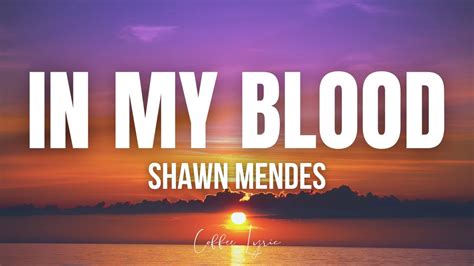 Shawn Mendes - In My Blood (Lyrics) - YouTube