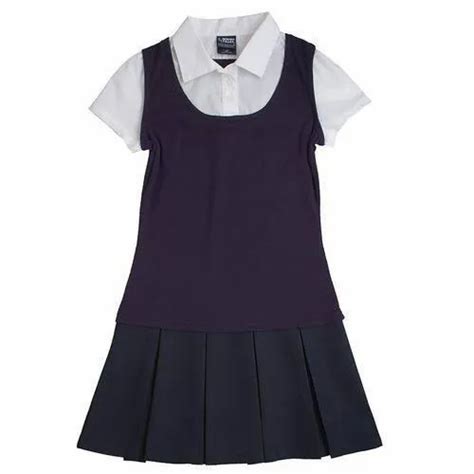 Girls Cotton Half Sleeve School Uniform, Packaging Type: Packet at Rs 220/set in Pune