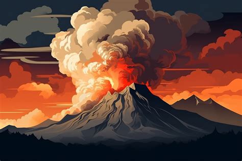 火山地形素材-火山地形模板-火山地形图片免费下载-设图网