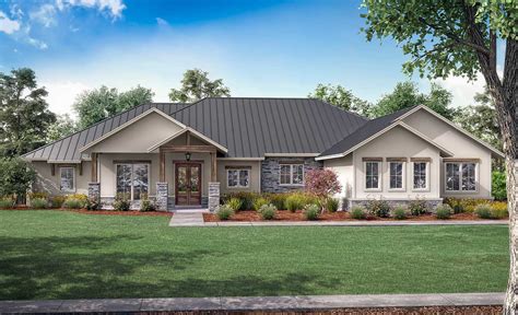 Modern-farmhouse House Plan - 3 Bedrooms, 3 Bath, 2974 Sq Ft Plan 50-427