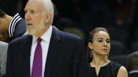 San Antonio Spurs coach Gregg Popovich praises assistant coach Becky Hammon