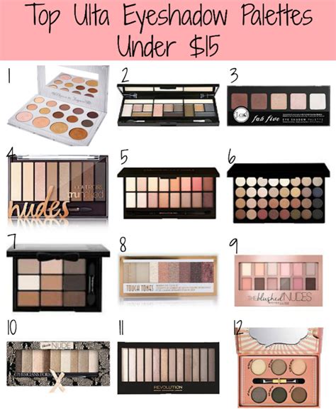 Best Ulta Beauty Eyeshadow Palettes Under $15 ♡ - Thoughts by Thea