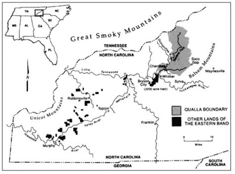 The Eastern Cherokee Indian Reservation in 1900 | Download Scientific ...