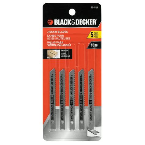 BLACK+DECKER Wood and Metal Jigsaw Blades, 5pc - Walmart.com - Walmart.com