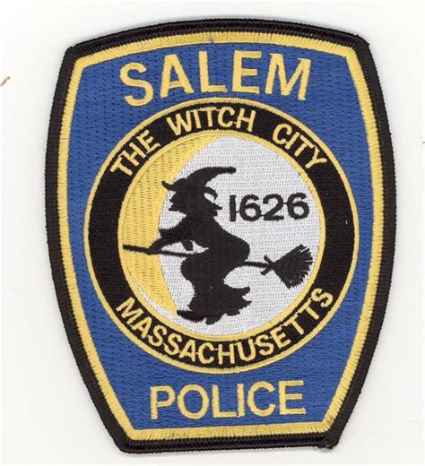 Massachusetts Salem Police Department Patch Halloween Witch 5 - Etsy