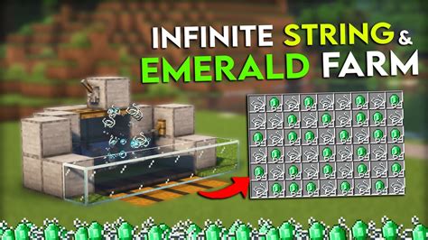 Infinite String and Emerald Farm Tutorial in Minecraft 1.20 (WORKING GLITCH) - YouTube