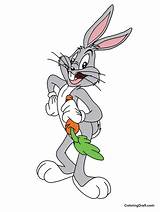 Bugs Bunny Coloring Pages  ColoringDraftcom sketch template