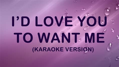 I'd Love You To Want Me - Karaoke Version (Lobo 1972) [Of a Simple Man ...