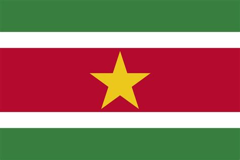 Flag of Suriname image and meaning Suriname flag - country flags