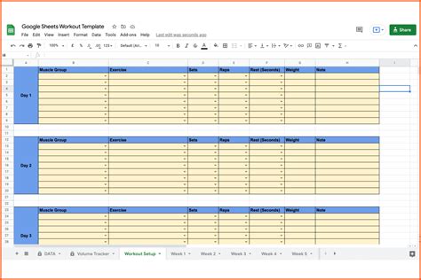 10 Best Free Google Sheets Workout Planner Templates for 2022 (2024)