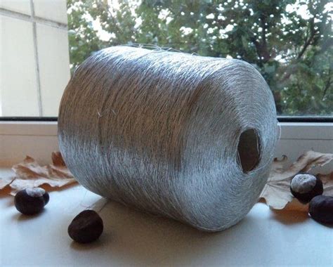 Silver metallic yarn silver metallized yarn 100 g glitter yarn | Etsy | Metallic yarn, Yarn ...