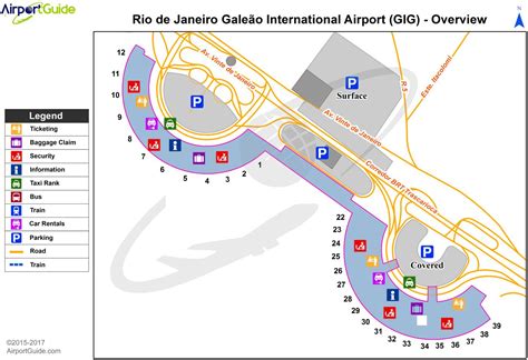 Rio airport map - Rio de Janeiro airport map (Brazil)