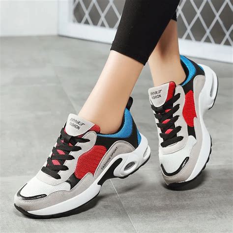 2018 New Arrivals sport shoes woman air Mesh Women Sport Walking Shape ...