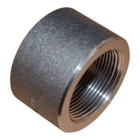 ASTM A105 Half Coupling Threaded 1" 3000 # BSPT ASME B16.11 | ZIZI