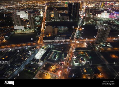 Las Vegas Strip at Night Stock Photo - Alamy