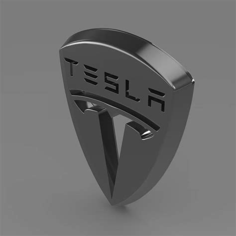 Tesla Logo 3D Model .max .obj .3ds .fbx .c4d .lwo .lw .lws - CGTrader.com