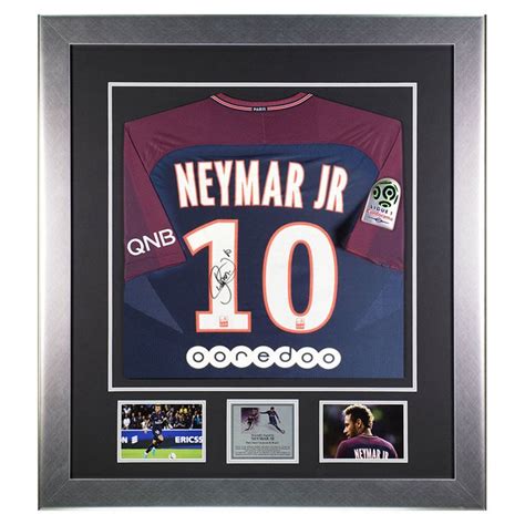 Personally Signed PSG - Neymar Jr - Framed Paris - Catawiki