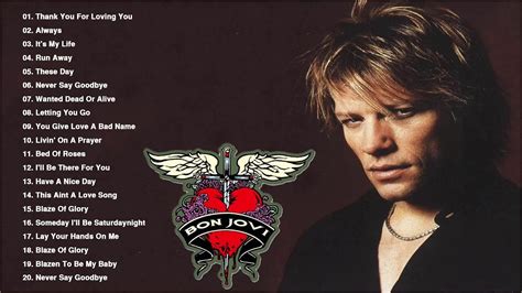 Best Songs Of Bon Jovi - Bon Jovi Greatest Hits Full Album 🔊🔊 - YouTube