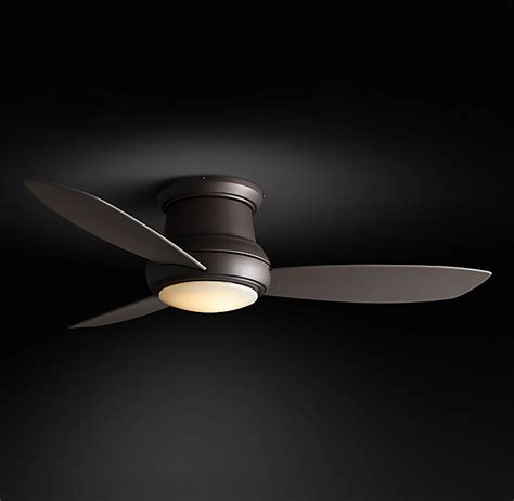 Restoration Hardware Concept Flush Mount Ceiling Fan | Shelly Lighting