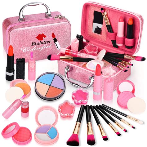 Biulotter 21pcs Kids Makeup Kit For Girls Real Kids Cosmetics Make Up ...