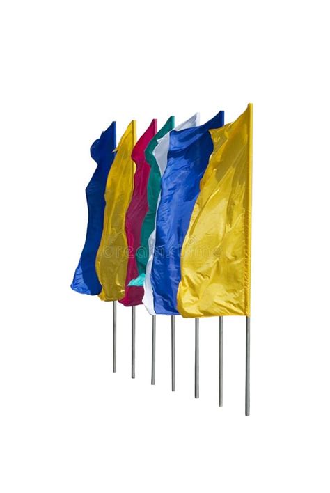 Multi-coloured flags stock image. Image of background - 10962523