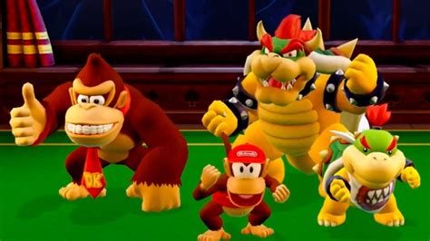 Super Mario Party Minigames - Bowser vs Bowser Jr vs Donkey Kong vs ...