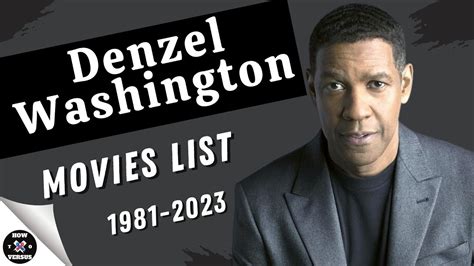 The Ultimate Guide To Denzel Washington Movies: A Comprehensive List