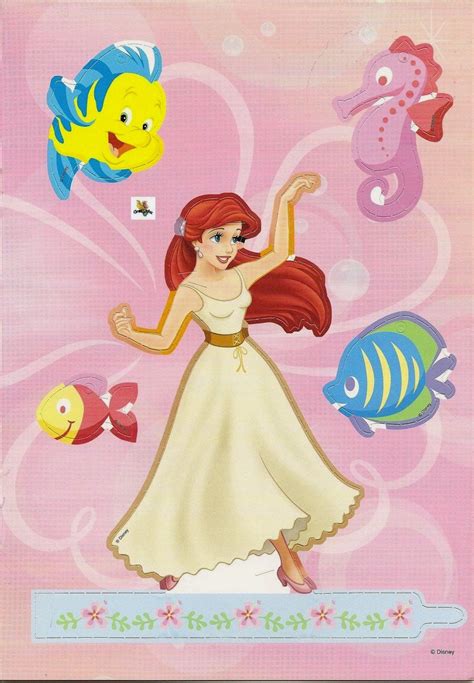 La Sirenita: Muñecas Recortables para Imprimir Gratis. The Little Mermaid Party, Mermaid Under ...