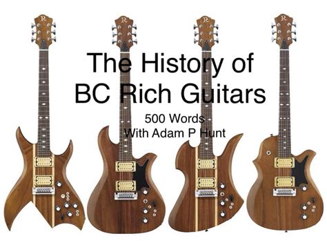 History Of BC Rich Guitars - Axe Designs That Shaped History