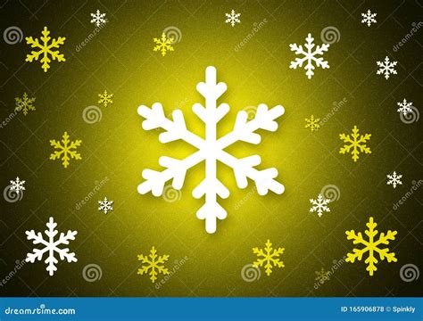 Green Snowflake Background for Use As Wallpaper Stock Illustration ...