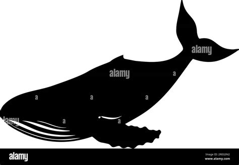 Humpback Whale silhouette isolated. vector illustration Stock Vector Image & Art - Alamy