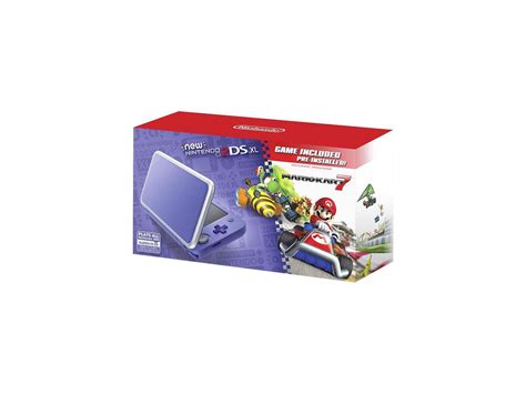 Nintendo New 2DS XL - Purple + Silver with Mario Kart 7 Pre-installed - Newegg.com