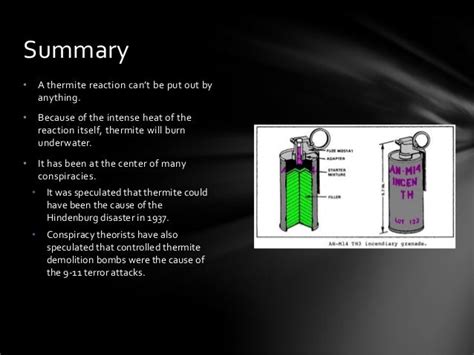 The Chemistry of Thermite