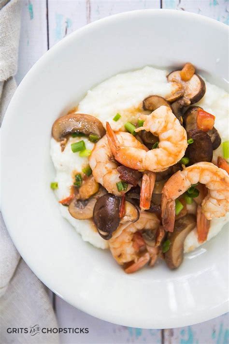 Easy shrimp and grits | Recipe | Easy shrimp and grits, Mushrooms ...