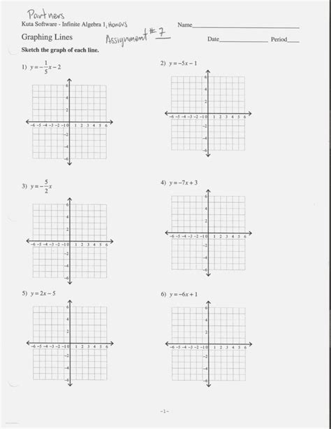 Writing Equations From Graphs Worksheet Pdf New Graphing — db-excel.com