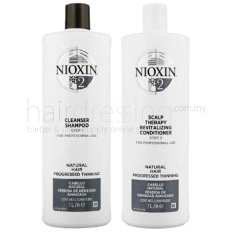 Nioxin System 2 Cleanser Shampoo & Conditioner (1000ml) - Headgame