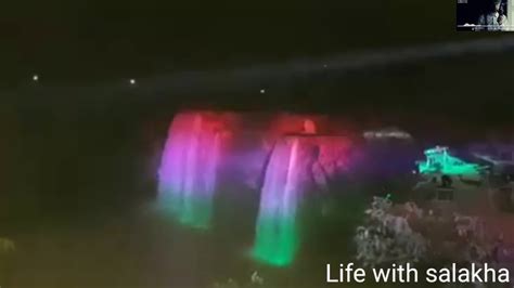 Chitrakoot waterfall night view| laser light, chitrakoat mahotsav, chitrakoat mahotsav 2021 ...