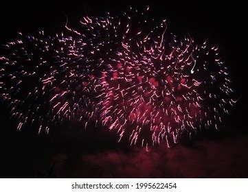 New Year Fireworks Display Night Stock Photo 1995622454 | Shutterstock