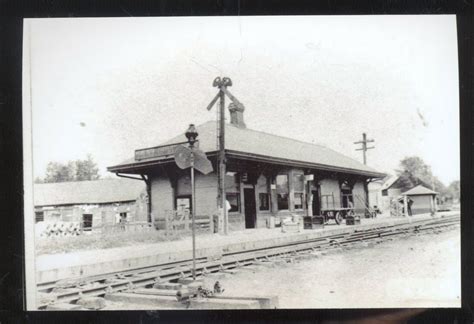 REAL PHOTO LYNCHBURG OHIO RAILROAD DEPOT TRAIN STATION POSTCARD COPY on eBid United States ...