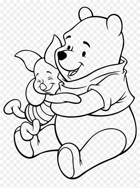 Pooh Clipart Black And White