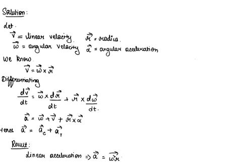 Linear Acceleration