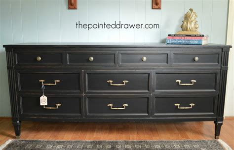 A Dresser Gone Glam - The Painted Drawer