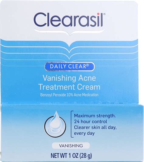 Clearasil Daily Clear® Vanishing Acne Treatment Cream -- 1 oz - Vitacost