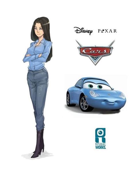 Sally Carrera Cars Gijinka by https://www.deviantart.com/raitvisualworks on @DeviantArt | Disney ...