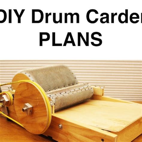 DIY Drum Carder Plans - Etsy