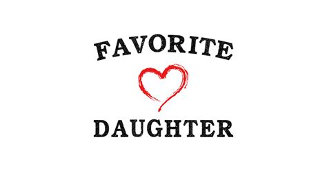 Favorite Daughter Heart Distressed Vintage Faded Design - Favorite Daughter - T-Shirt | TeePublic