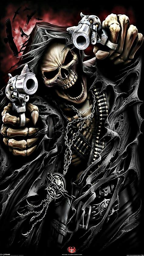 Skulls And Guns Wallpapers - Wallpaper Cave