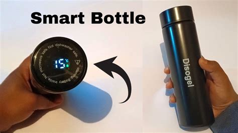 Smart Bottle Water with LED Temperature Display | Best Smart Water Bottle - YouTube